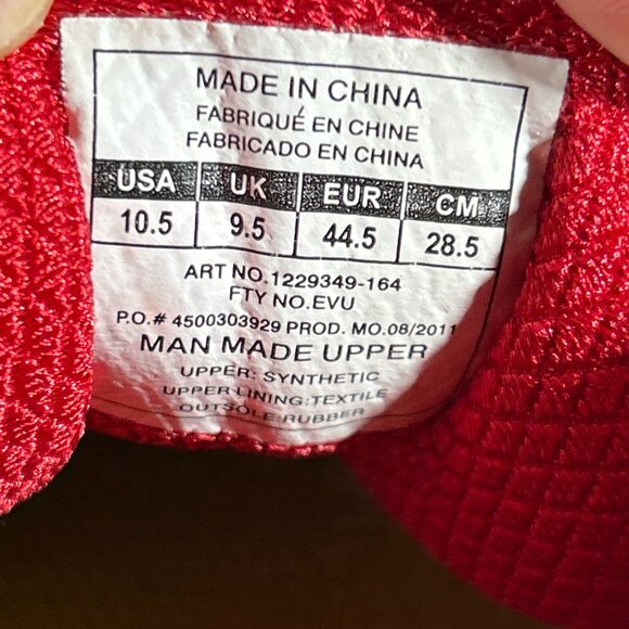 RARE Under Armour Mens Size 10.5 Shoes Maryland Flag Sneakers Mid Top Terrapins - Picture 11 of 13